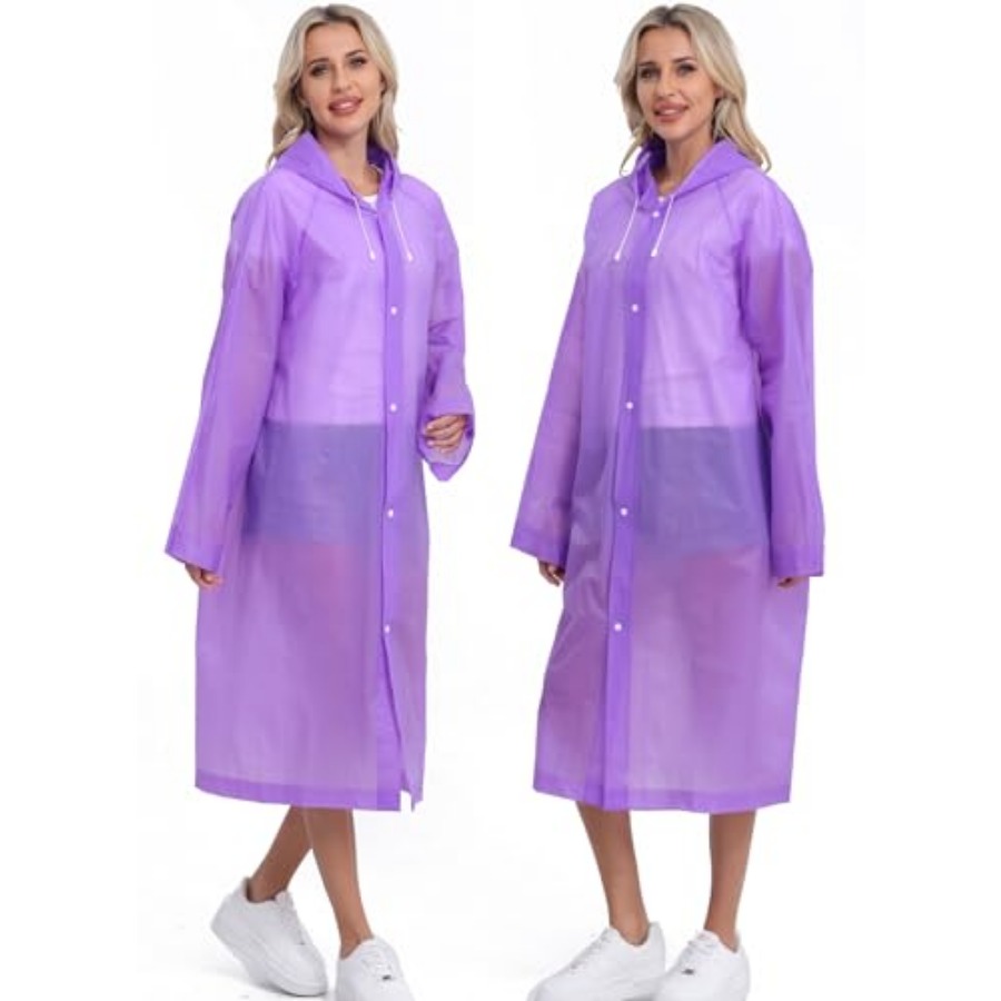 2-Pack Reusable Rain Ponchos f – Emergency Poncho Rain Bewertung und Preis