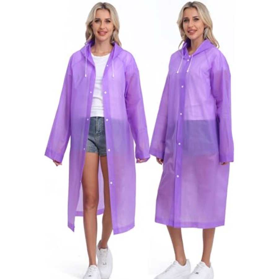 2-Pack Reusable Rain Ponchos f – Emergency Poncho Rain Bewertung und Preis
