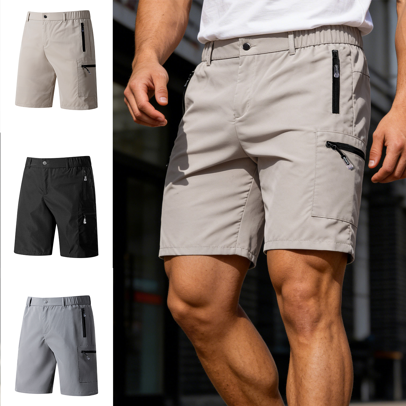 Men's Short Cargo Shorts Multi – Fishing Kit Compact Bewertung und Preis