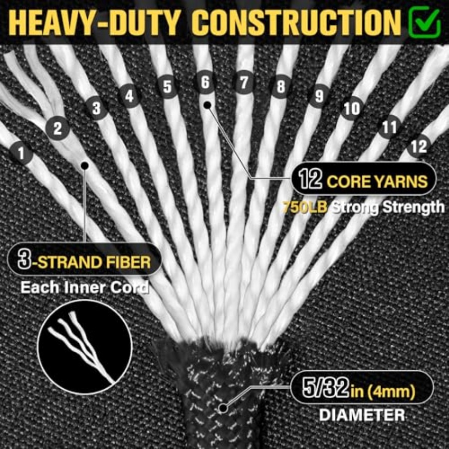 Paracord Rope 750 lb - 1000ft/ – Para Cord 1000Ft Bewertung und Preis