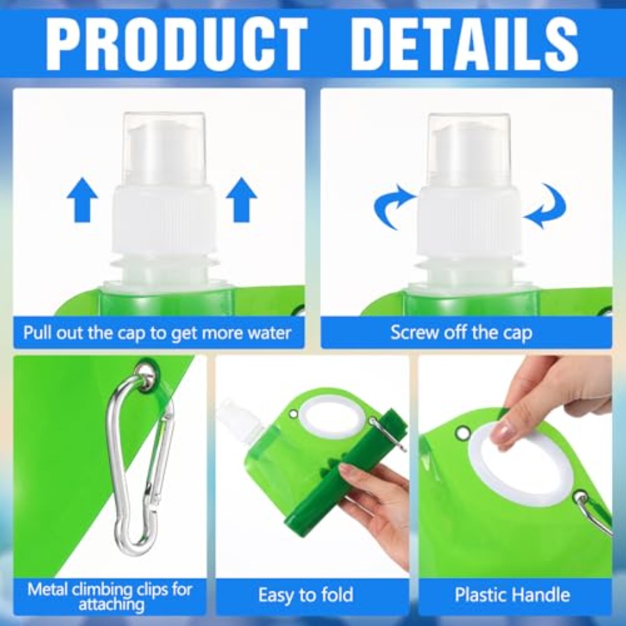 22 oz Collapsible Water Bottle – Water Bag Collapsible Bewertung und Preis