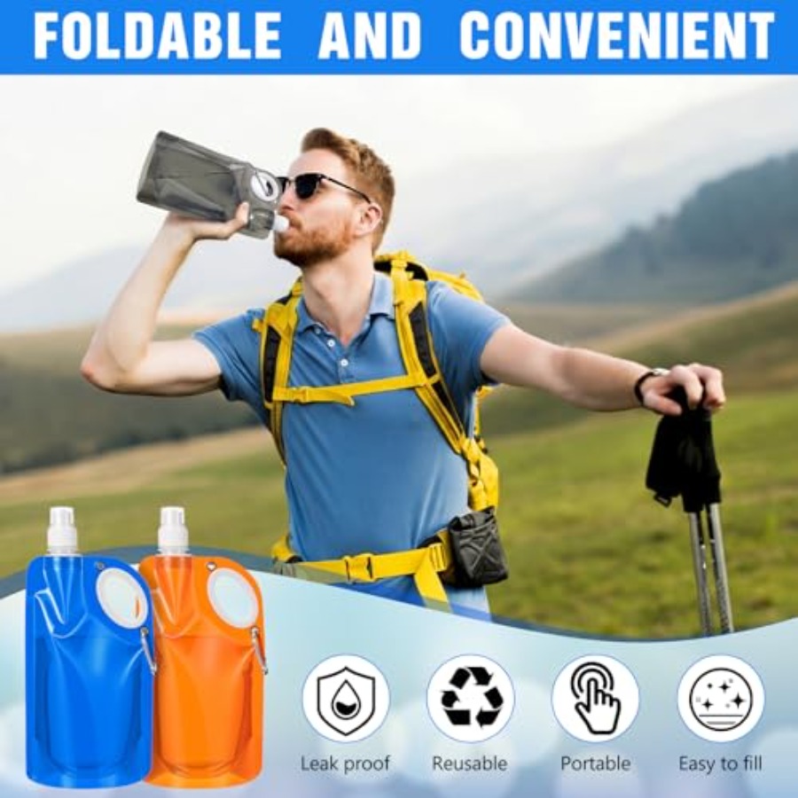 22 oz Collapsible Water Bottle – Water Bag Collapsible Bewertung und Preis