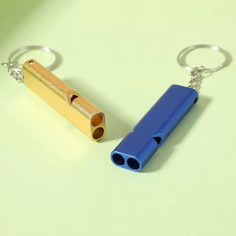 1/2Pcs Random Color Single/Dou – Emergency Whistle Loud Bewertung und Preis