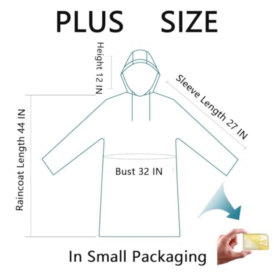 Disposable Rain Poncho Emergen – Emergency Poncho Rain Bewertung und Preis
