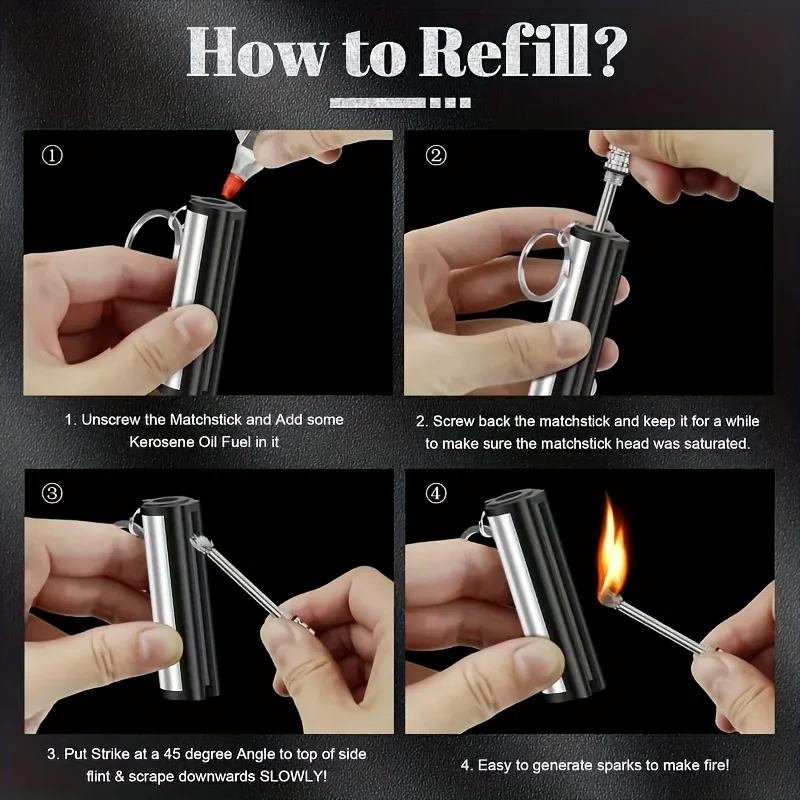 2026 Pack Match Lighter, Flint – Fire Starting Kit Bewertung und Preis